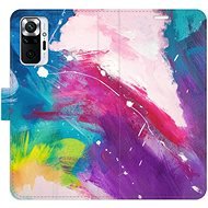 iSaprio flip pouzdro Abstract Paint 05 pro Xiaomi Redmi Note 10 Pro - Phone Cover