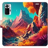 iSaprio flip pouzdro Colorful Mountains pro Xiaomi Redmi Note 10 Pro - Phone Cover