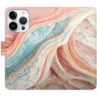 iSaprio flip pouzdro Colour Marble pro iPhone 15 Pro - Phone Cover