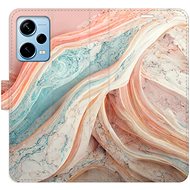 iSaprio flip pouzdro Colour Marble pro Xiaomi Redmi Note 12 Pro+ 5G - Phone Cover