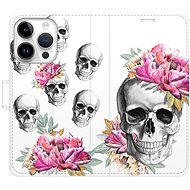 iSaprio flip pouzdro Crazy Skull pro iPhone 15 Pro - Phone Cover