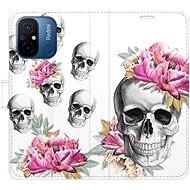 iSaprio flip pouzdro Crazy Skull pro Xiaomi Redmi 12C - Phone Cover