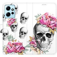 iSaprio flip pouzdro Crazy Skull pro Xiaomi Redmi Note 12 5G - Phone Cover