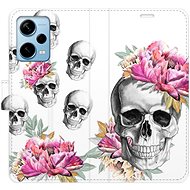 iSaprio flip pouzdro Crazy Skull pro Xiaomi Redmi Note 12 Pro+ 5G - Phone Cover