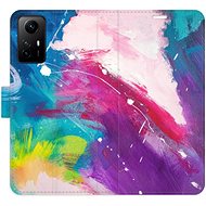 iSaprio flip pouzdro Abstract Paint 05 pro Xiaomi Redmi Note 12S - Phone Cover