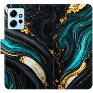 iSaprio flip case Dark Paint for Xiaomi Redmi Note 12 5G - Phone Cover
