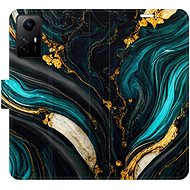iSaprio flip pouzdro Dark Paint pro Xiaomi Redmi Note 12S - Phone Cover
