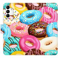 iSaprio flip pouzdro Donuts Pattern 02 pro Samsung Galaxy A04s - Phone Cover