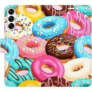 iSaprio flip pouzdro Donuts Pattern 02 pro Samsung Galaxy A14 / A14 5G - Phone Cover