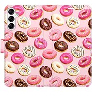 iSaprio flip pouzdro Donuts Pattern 03 pro Samsung Galaxy A14 / A14 5G - Phone Cover