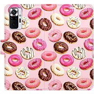 iSaprio flip pouzdro Donuts Pattern 03 pro Xiaomi Redmi Note 10 Pro - Phone Cover