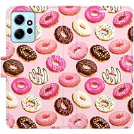 iSaprio flip pouzdro Donuts Pattern 03 pro Xiaomi Redmi Note 12 5G - Phone Cover