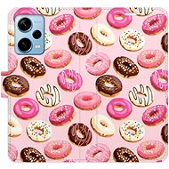 iSaprio flip pouzdro Donuts Pattern 03 pro Xiaomi Redmi Note 12 Pro+ 5G - Phone Cover