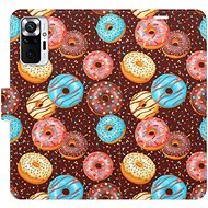 iSaprio flip pouzdro Donuts Pattern pro Xiaomi Redmi Note 10 Pro - Phone Cover
