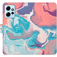 iSaprio flip pouzdro Abstract Paint 06 pro Xiaomi Redmi Note 12 5G - Phone Cover