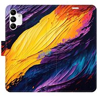 iSaprio flip pouzdro Fire Paint pro Samsung Galaxy A04s - Phone Cover