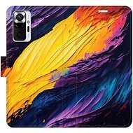 iSaprio flip puzdro Fire Paint pre Xiaomi Redmi Note 10 Pro - Kryt na mobil