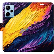 iSaprio flip pouzdro Fire Paint pro Xiaomi Redmi Note 12 Pro+ 5G - Phone Cover
