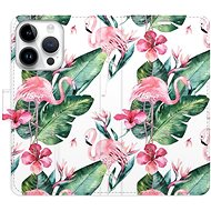 iSaprio flip pouzdro Flamingos Pattern pro iPhone 15 Pro - Phone Cover