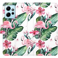 iSaprio flip case Flamingos Pattern for Xiaomi Redmi Note 12 5G - Phone Cover