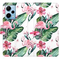 iSaprio flip pouzdro Flamingos Pattern pro Xiaomi Redmi Note 12 Pro+ 5G - Phone Cover