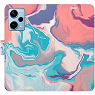 iSaprio flip pouzdro Abstract Paint 06 pro Xiaomi Redmi Note 12 Pro+ 5G - Phone Cover