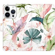 iSaprio flip pouzdro Flower Pattern 07 pro iPhone 15 Pro - Phone Cover