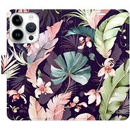 iSaprio flip pouzdro Flower Pattern 08 pro iPhone 15 Pro - Phone Cover