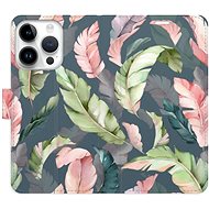 iSaprio flip pouzdro Flower Pattern 09 pro iPhone 15 Pro - Phone Cover