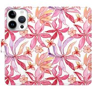 iSaprio flip pouzdro Flower Pattern 10 pro iPhone 15 Pro - Phone Cover