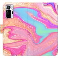 iSaprio flip puzdro Abstract Paint 07 pre Xiaomi Redmi Note 10 Pro - Kryt na mobil