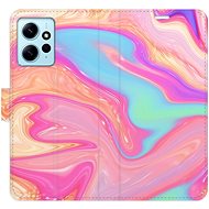 iSaprio flip pouzdro Abstract Paint 07 pro Xiaomi Redmi Note 12 5G - Phone Cover