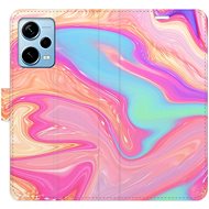 iSaprio flip pouzdro Abstract Paint 07 pro Xiaomi Redmi Note 12 Pro+ 5G - Phone Cover