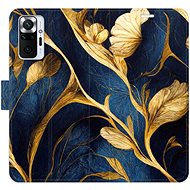 iSaprio flip pouzdro GoldBlue pro Xiaomi Redmi Note 10 Pro - Phone Cover