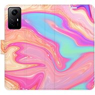 iSaprio flip pouzdro Abstract Paint 07 pro Xiaomi Redmi Note 12S - Phone Cover