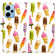 iSaprio flip pouzdro Ice Cream Pattern pro Xiaomi Redmi Note 12 Pro+ 5G - Phone Cover