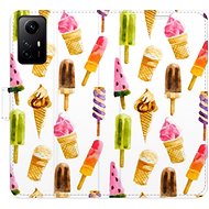 iSaprio flip pouzdro Ice Cream Pattern pro Xiaomi Redmi Note 12S - Phone Cover