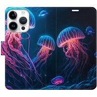 iSaprio flip case Jellyfish for iPhone 15 Pro - Phone Cover