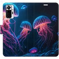 iSaprio flip pouzdro Jellyfish pro Xiaomi Redmi Note 10 Pro - Phone Cover