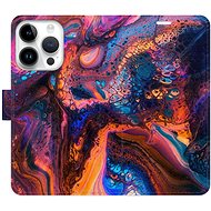 iSaprio flip pouzdro Magical Paint pro iPhone 15 Pro - Phone Cover