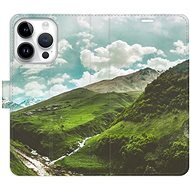 iSaprio flip pouzdro Mountain Valley pro iPhone 15 Pro - Phone Cover