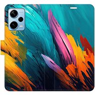 iSaprio flip case Orange Paint 02 for Xiaomi Redmi Note 12 Pro+ 5G - Phone Cover