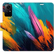 iSaprio flip pouzdro Orange Paint 02 pro Xiaomi Redmi Note 12S - Phone Cover