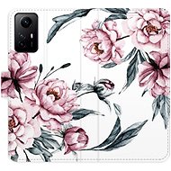iSaprio flip case Pink Flowers for Xiaomi Redmi Note 12S - Phone Cover