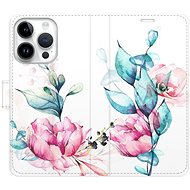 iSaprio flip pouzdro Beautiful Flower pro iPhone 15 Pro - Phone Cover