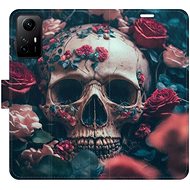iSaprio flip case Skull in Roses 02 for Xiaomi Redmi Note 12S - Phone Cover