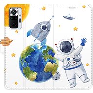iSaprio flip pouzdro Space 06 pro Xiaomi Redmi Note 10 Pro - Phone Cover