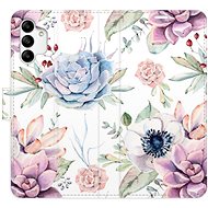 iSaprio flip pouzdro Succulents Pattern pro Samsung Galaxy A04s - Phone Cover