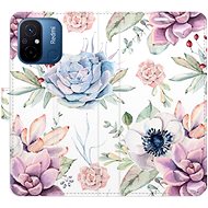 iSaprio flip pouzdro Succulents Pattern pro Xiaomi Redmi 12C - Phone Cover