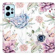 iSaprio flip pouzdro Succulents Pattern pro Xiaomi Redmi Note 12 5G - Phone Cover